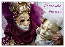 Carnevale di Venezia 2026 (Wandkalender 2026 DIN A4 quer), CALVENDO Monatskalender - Verena Scholze