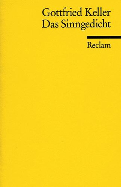 Das Sinngedicht. Novellen - Gottfried Keller