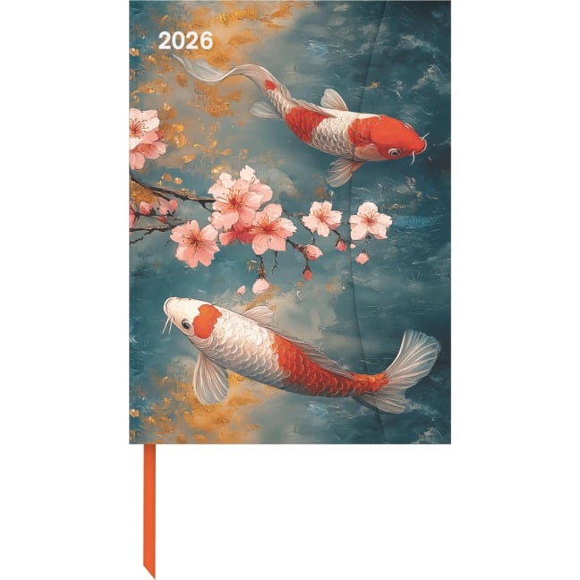Japanese Papers 2026 - Diary - Buchkalender - Taschenkalender - 16x22 - 