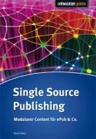 Single Source Publishing - Sissi Cloos