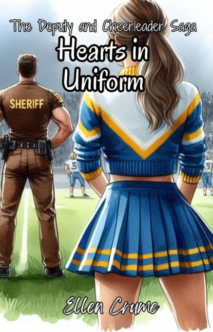 Hearts in Uniform (The Deputy and Cheerleader Saga, #1) - Ellen Crume