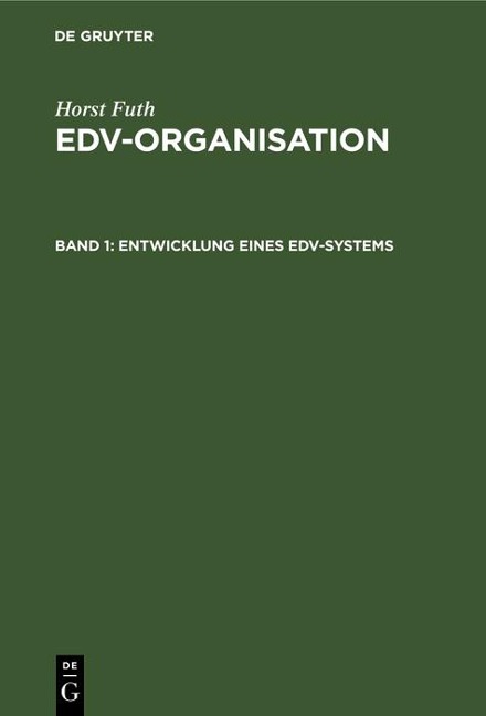 Entwicklung eines EDV-Systems - Horst Futh