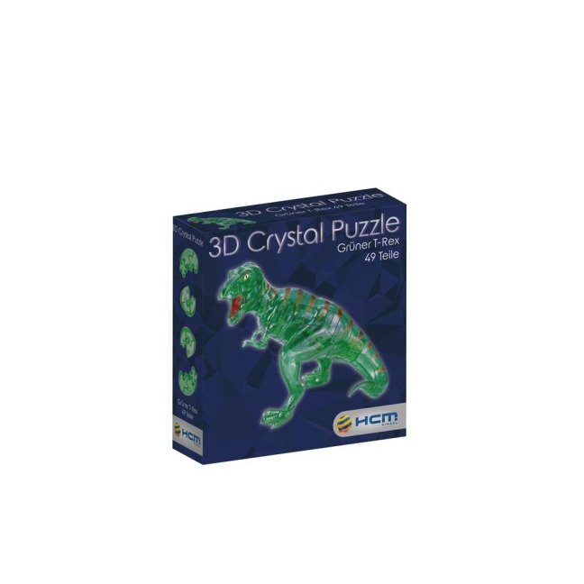 Crystal Puzzle - T-Rex Grün - 49 Teile - 