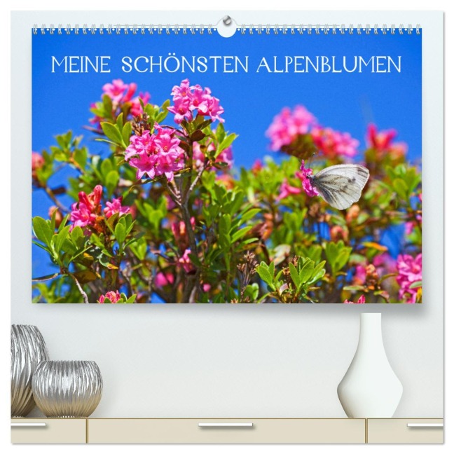 Meine schönsten Alpenblumen (hochwertiger Premium Wandkalender 2026 DIN A2 quer), Kunstdruck in Hochglanz - Christa Kramer