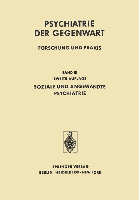 Soziale und Angewandte Psychiatrie - 