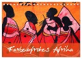 Farbenfrohes Afrika (Tischkalender 2024 DIN A5 quer), CALVENDO Monatskalender - Werner Altner
