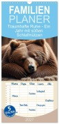 Cover-Bild zum Titel 'Familienplaner 2027 - Traumhafte Ruhe - Ein Jahr mit süßen Schlafmützen mit 5 Spalten (Wandkalender, 21 x 45 cm) CALVENDO' von 'Pixs:Sell'
