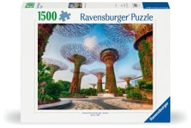 Cover-Bild zum Titel 'Erwachsenenpuzzle 1500 Teile - Gardens by the Bay in Singapur' von ''