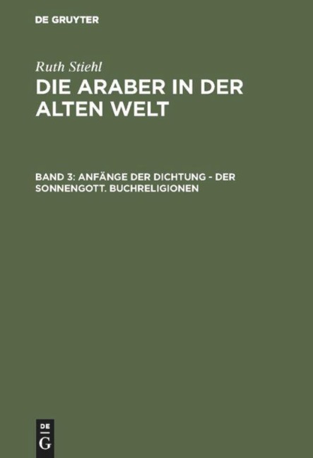 Anfänge der Dichtung - Der Sonnengott. Buchreligionen - 