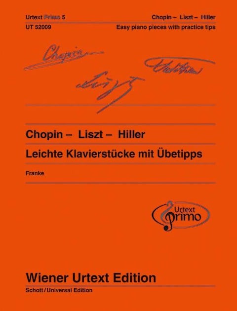 Chopin - Liszt - Hiller - Franz Liszt, Ferdinand von Hiller, Frédéric Chopin