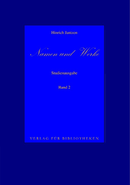 Namen und Werke 2 - Hinrich Jantzen