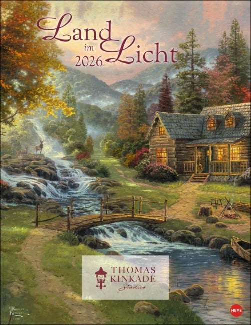 Thomas Kinkade: Land im Licht Kalender 2026 - Thomas Kinkade