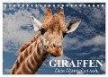 Giraffen. Dem Himmel so nah (Tischkalender 2024 DIN A5 quer), CALVENDO Monatskalender - Elisabeth Stanzer