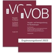 Cover-Bild zum Titel 'Paket VOB Gesamtausgabe 2019 + VOB Ergänzungsband 2023' von ''