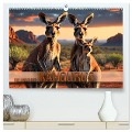 Die Welt der Kängurus (hochwertiger Premium Wandkalender 2024 DIN A2 quer), Kunstdruck in Hochglanz - Renate Utz