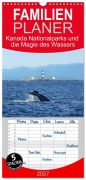 Cover-Bild zum Titel 'Familienplaner 2027 - Kanada Nationalparks und die Magie des Wassers mit 5 Spalten (Wandkalender, 21 x 45 cm) CALVENDO' von 'Nicolette Berns'