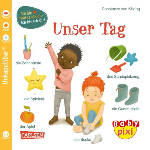 Baby Pixi (unkaputtbar) 117: VE 5 Unser Tag (5 Exemplare) - Constanze Von Kitzing
