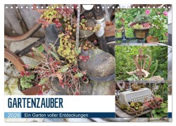 Cover-Bild zum Titel 'Gartenzauber (Wandkalender 2026 DIN A4 quer), CALVENDO Monatskalender' von ''