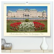 Cover-Bild zum Titel 'An der schönen blauen Donau - Ein Spaziergang in Wien (hochwertiger Premium Wandkalender 2026 DIN A2 quer), Kunstdruck in Hochglanz' von 'Karl Heindl'