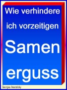 Cover-Bild zum Titel 'Wie verhindere ich vorzeitigen Samenerguss' von 'Georgius Anastolsky'
