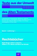 Cover-Bild zum Titel 'Rechtsbücher' von 'Rykle Borger, Heiner Lutzmann, Willem H. Ph. Römer, Einar Schuler'