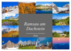 Cover-Bild zum Titel 'Ramsau am Dachstein (Wandkalender 2026 DIN A2 quer), CALVENDO Monatskalender' von 'Christa Kramer'