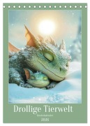 Cover-Bild zum Titel 'Drollige Tierwelt - Kinderkalender (Tischkalender 2026 DIN A5 hoch), CALVENDO Monatskalender' von 'Liselotte Brunner-Klaus'