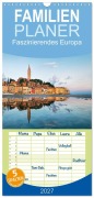 Cover-Bild zum Titel 'Familienplaner 2027 - Faszinierendes Europa mit 5 Spalten (Wandkalender, 21 x 45 cm) CALVENDO' von 'Stefan L. Beyer'