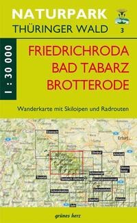 Wanderkarte Friedrichroda/Brotterode/Tabarz - 