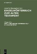 Cover-Bild zum Titel 'Hebräisches Wörterbuch zum Dodekapropheton' von 'Nikolaus Fries'