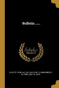Cover-Bild zum Titel 'Bulletin ......' von ''