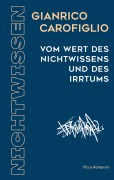 Cover-Bild zum Titel 'Vom Wert des Nichtwissens und des Irrtums' von 'Gianrico Carofiglio'