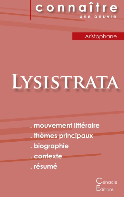 Fiche de lecture Lysistrata (Analyse littéraire de référence et résumé complet) - Aristophane