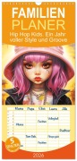 Cover-Bild zum Titel 'Familienplaner 2026 - Hip Hop Kids. Ein Jahr voller Style und Groove mit 5 Spalten (Wandkalender, 21 x 45 cm) CALVENDO' von 'Rose Hurley'