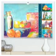 Cover-Bild zum Titel 'Lebendige Stille - Ein Jahr mit gemalten Stillleben (hochwertiger Premium Wandkalender 2026 DIN A2 quer), Kunstdruck in Hochglanz' von 'Michaela Schimmack'