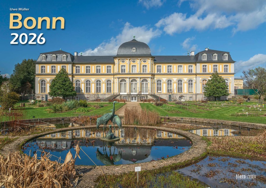 Bonn 2026 Bildkalender A3 quer, spiralgebunden - 