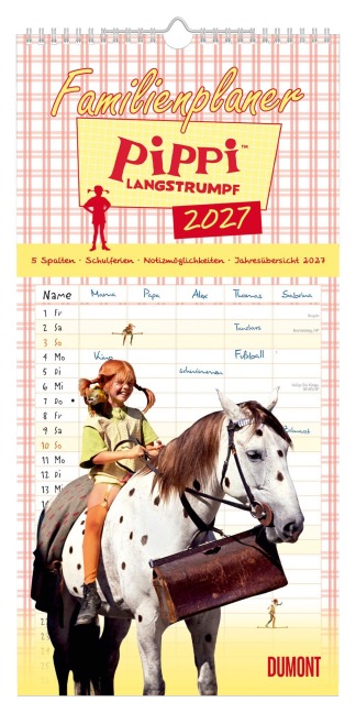 Familienplaner Pippi Langstrumpf 2027 - 