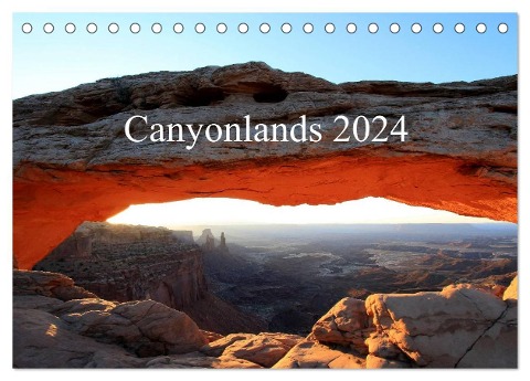 Canyonlands 2024 (Tischkalender 2024 DIN A5 quer), CALVENDO Monatskalender - Giuseppe Lupo
