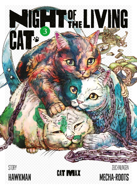 Night of the Living Cat 03 - Cat Max - Hawkman, Mecha-Roots
