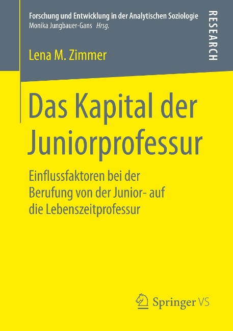 Das Kapital der Juniorprofessur - Lena M. Zimmer