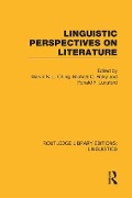 Linguistic Perspectives on Literature - Marvin K L Ching, Michael C Haley, Ronald F Lunsford