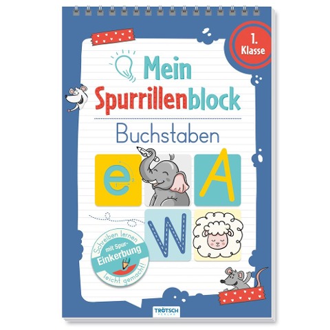 Trötsch Mein Spurrillenblock Buchstaben Übungsbuch - 