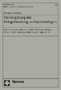 Cover-Bild zum Titel 'Die Vergütung der Anlageberatung zu Kapitalanlagen' von 'Alexander Weinhold'
