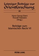 Cover-Bild zum Titel 'Beiträge zum Islamischen Recht VI' von ''