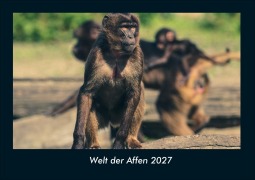 Cover-Bild zum Titel 'Welt der Affen 2027 Fotokalender DIN A4' von 'Tobias Schmitt, Kevin Heber'