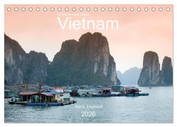 Cover-Bild zum Titel 'Vietnam - Momente einer Reise (Tischkalender 2026 DIN A5 quer), CALVENDO Monatskalender' von 'Hans Zaglitsch - www. hans-zaglitsch. com'