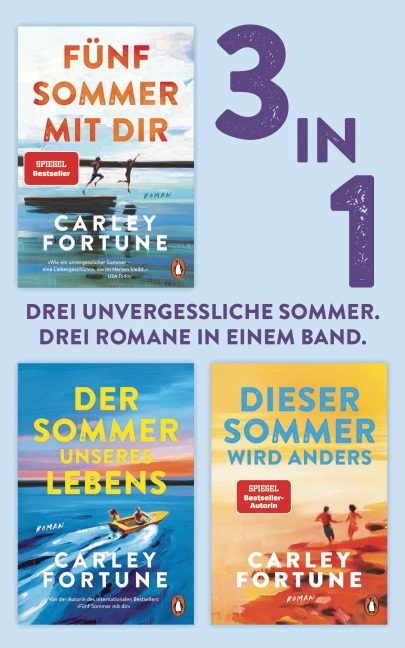 Fünf Sommer mit dir / Der Sommer unseres Lebens / Dieser Sommer wird anders (3in1 Bundle) - Carley Fortune