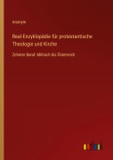 Cover-Bild zum Titel 'Real-Enzyklopädie für protestantische Theologie und Kirche' von 'Anonym'