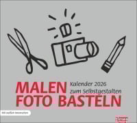 Cover-Bild zum Titel 'times&more Bastelkalender silber 2026' von ''
