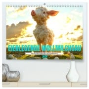 Cover-Bild zum Titel 'Eierlegende Wollmilchsau - der lustige Kalender mit Fabelwesen (hochwertiger Premium Wandkalender 2026 DIN A2 quer), Kunstdruck in Hochglanz' von 'Mb Fotografie'